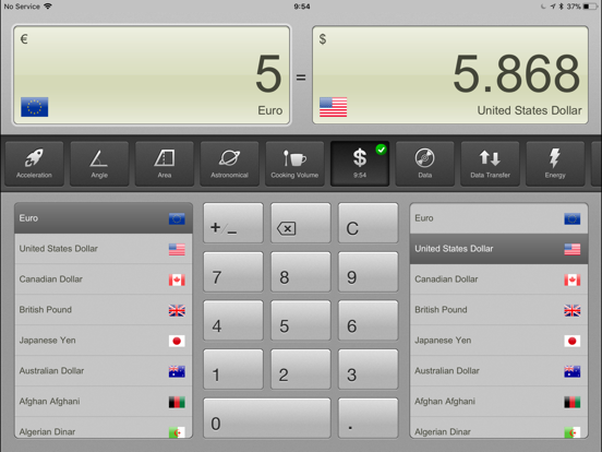 Converter: Units & Currencies.