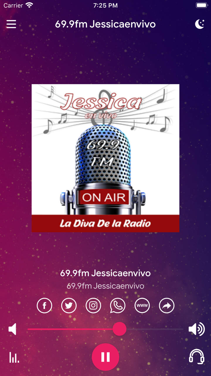 69.9fm Jessicaenvivo screenshot 2
