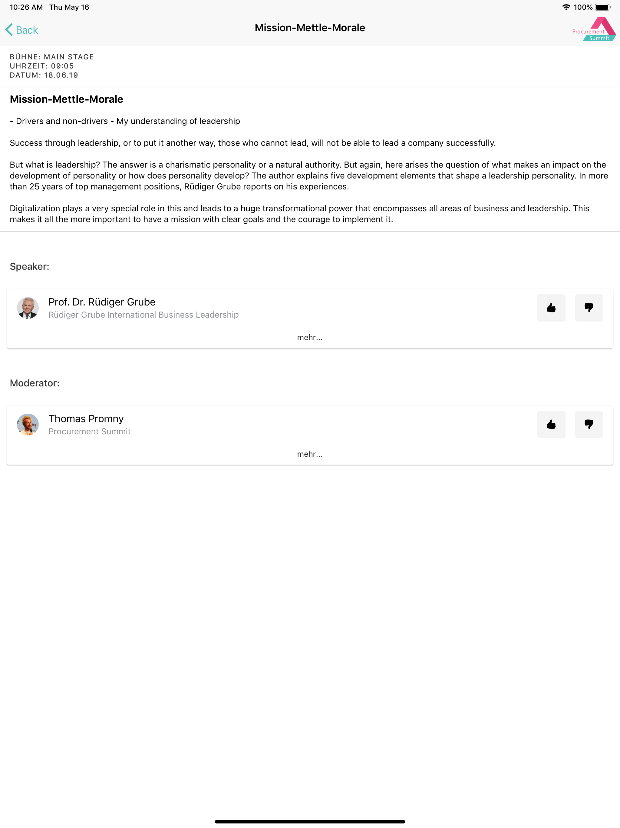 Procurement & Sustainability