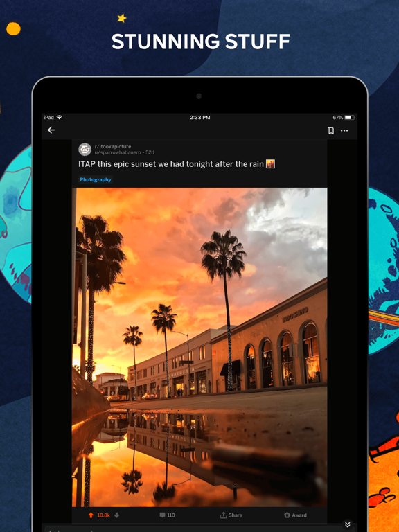 iPad Image of Reddit