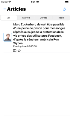 Wallabag Reader screenshot 1
