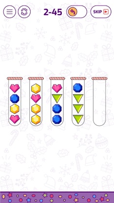 Bubble Sort Color Puzzle Game screenshot 2