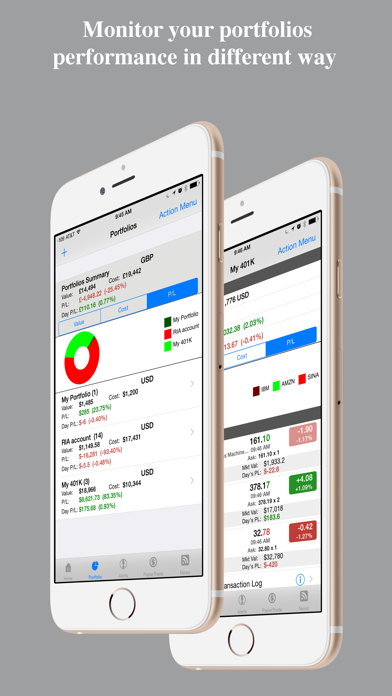 Stocks Tracker:Real-time stock Screenshot