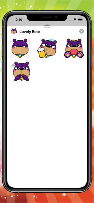 Lovely Bear Sticker(圖3)-速報App