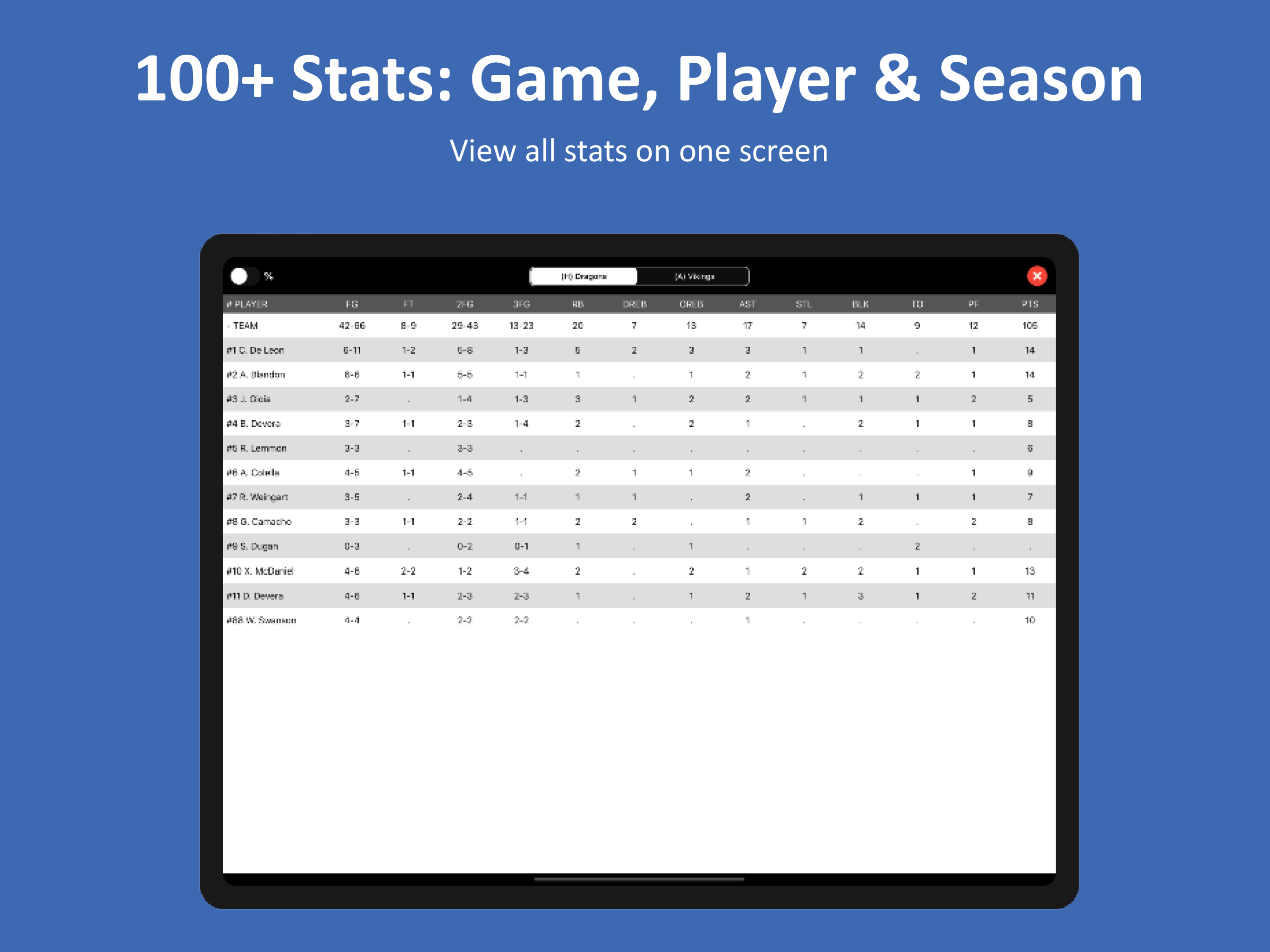 Soccer Scorebook + Stats screenshot 12