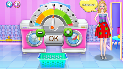 Olivias washing laundry game Screenshot
