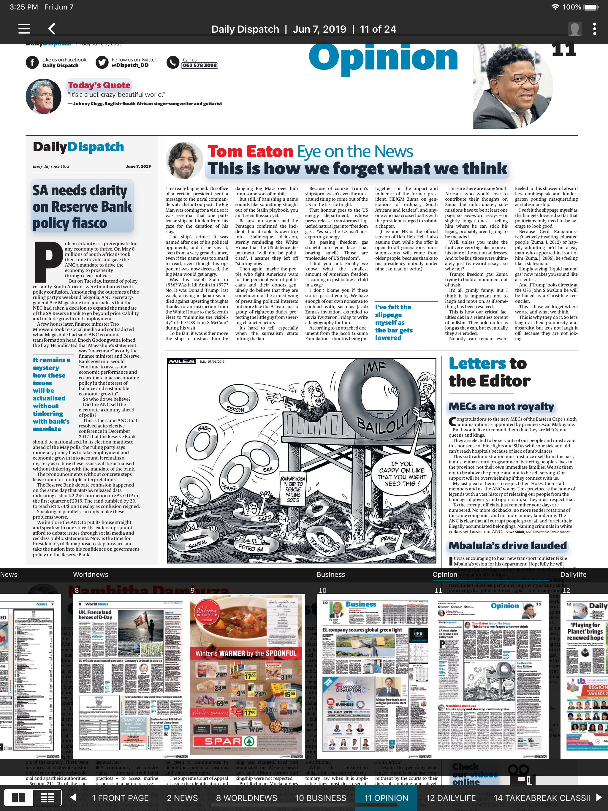 Daily Dispatch E-Edition
