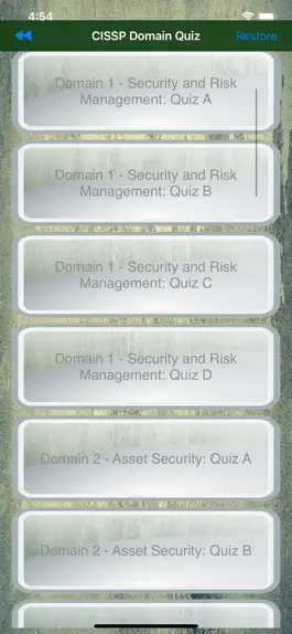 Game screenshot CISSP CAP Security+ Evaluator hack