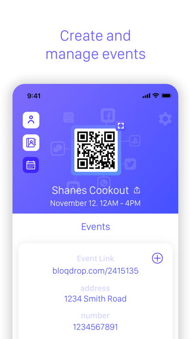 Bloqdrop iPhone screenshot 3 - Social Networking app