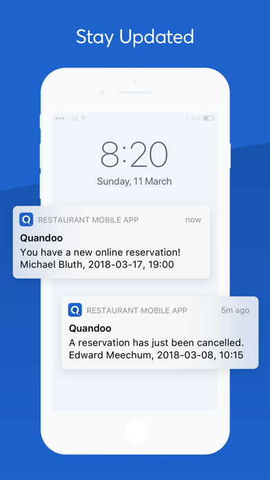 Restaurant Mobile App Screenshot