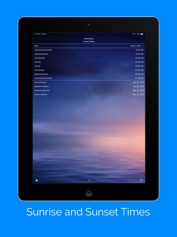 Screenshot #4 pour Sunrise and Sunset Times
