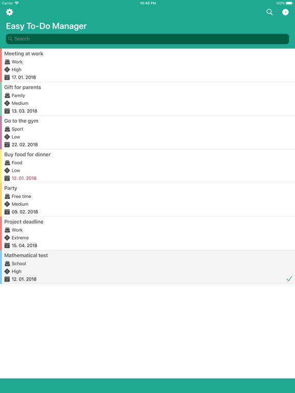 Screenshot #4 pour Easy To-Do Manager