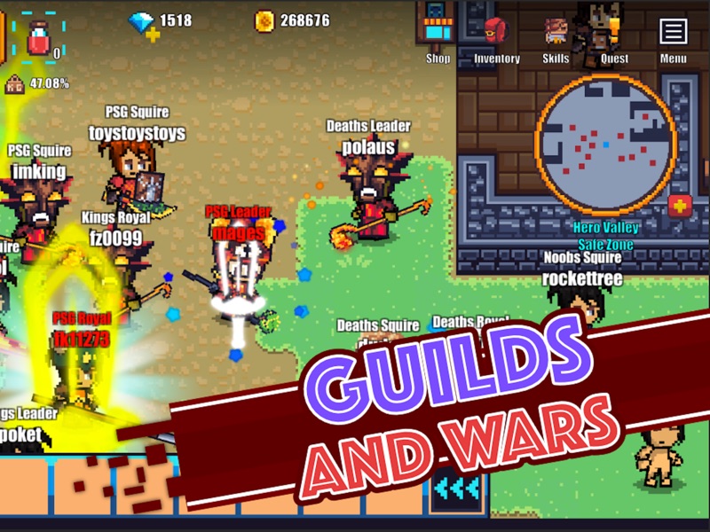 Pixel Knights Online - MMORPG screenshot 7