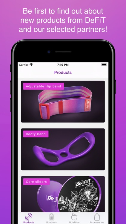 DeFiT - Gym in your Pocket