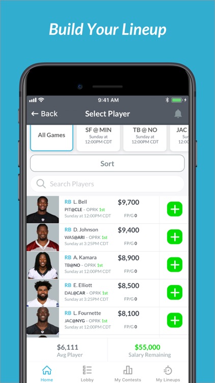 Fanball:  Daily Fantasy Sports screenshot-3