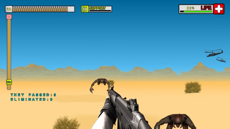 Shooting monster hunter