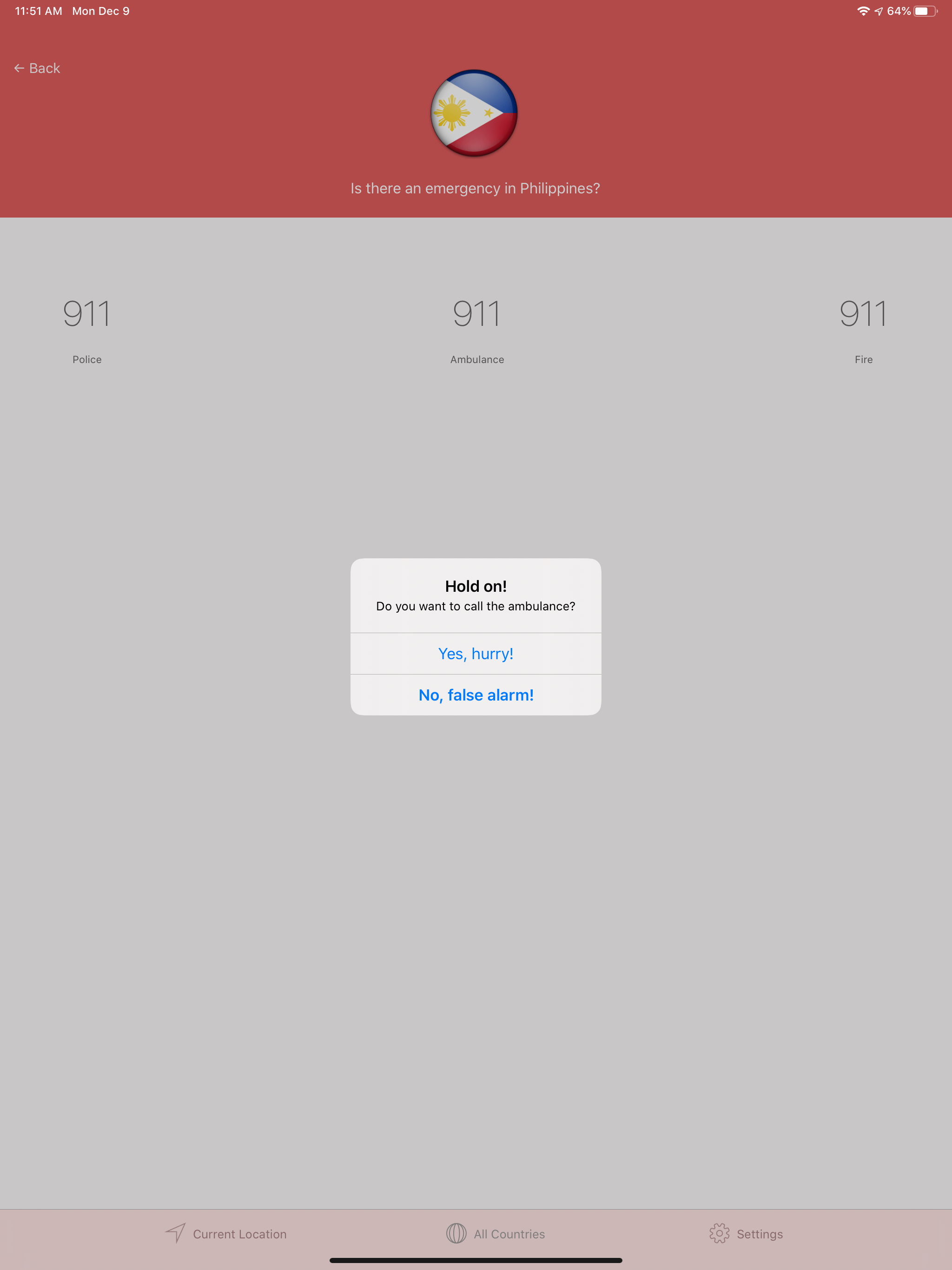 SOS Global Emergency Numbers screenshot 6