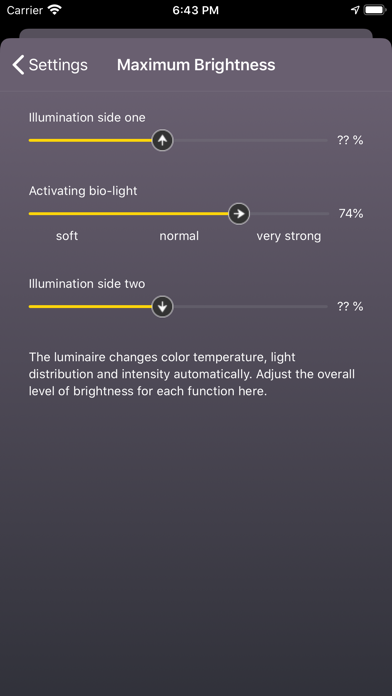 HEAVN Intelligente Beleuchtung Screenshot