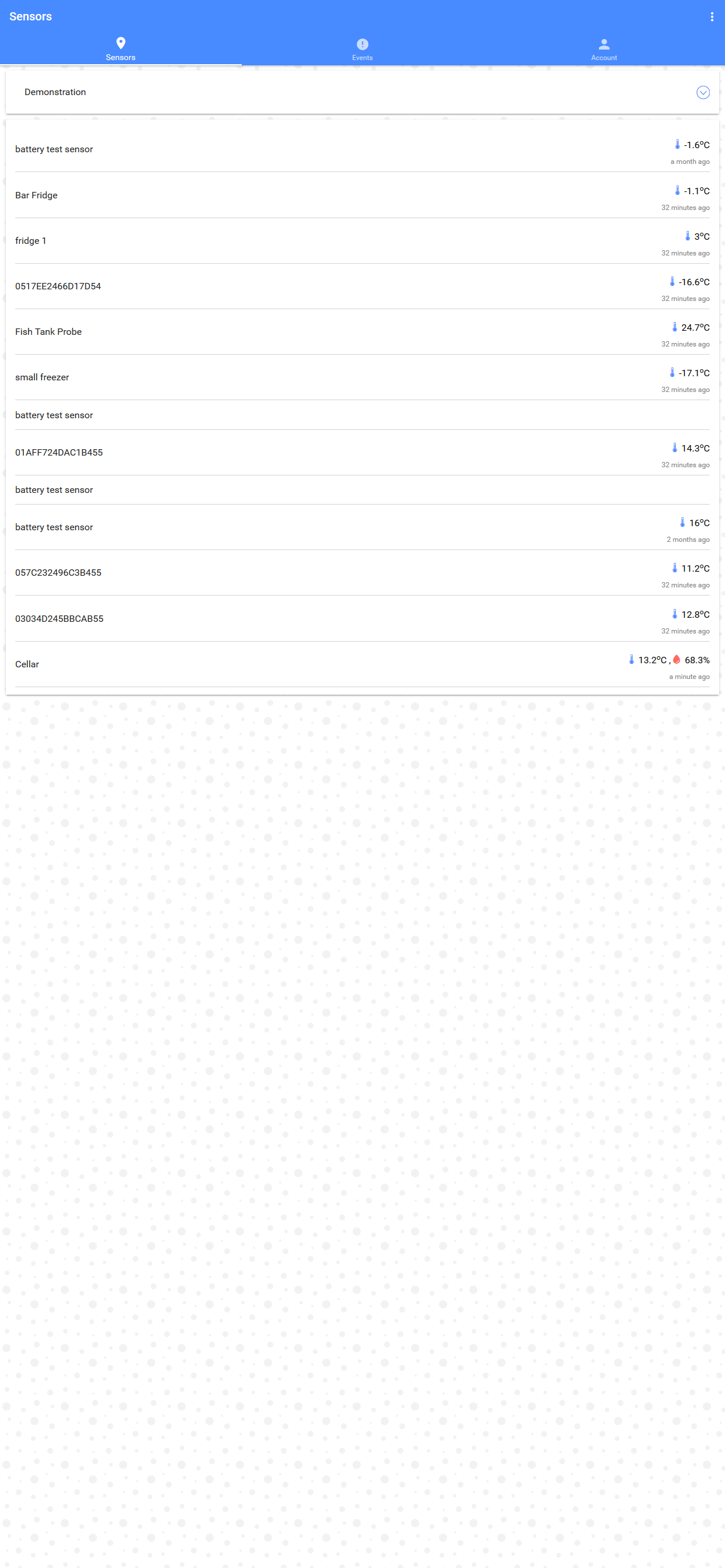 Sentry Temperature Monitoring