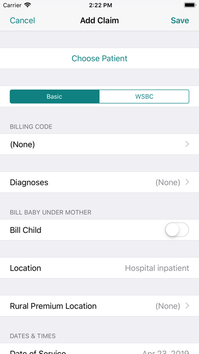Dr. Bill - OHIP & MSP billing Screenshot