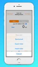 Simple Baby Feeding Log screenshot