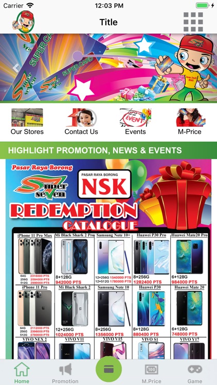 Super Seven Member App