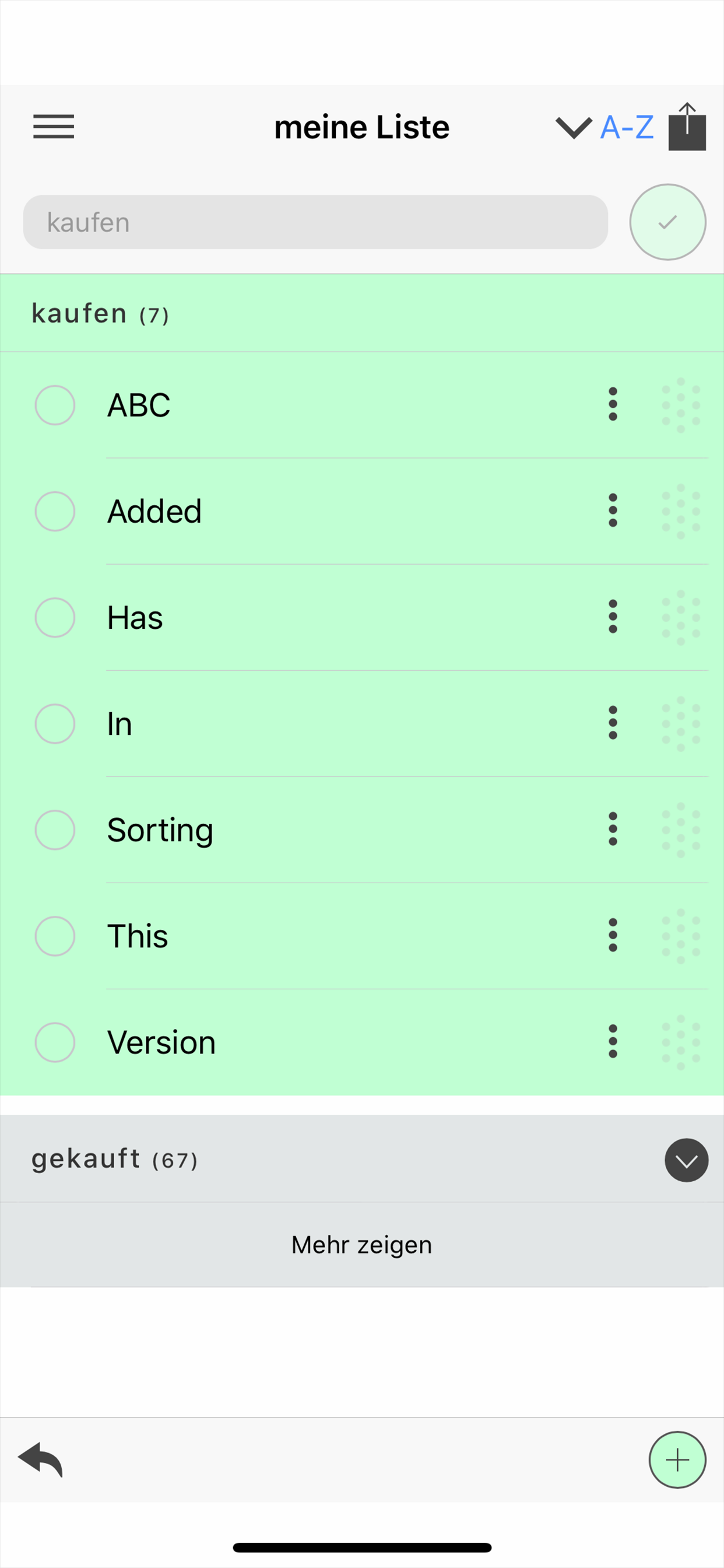 Shopping list - Sortlist screenshot 4