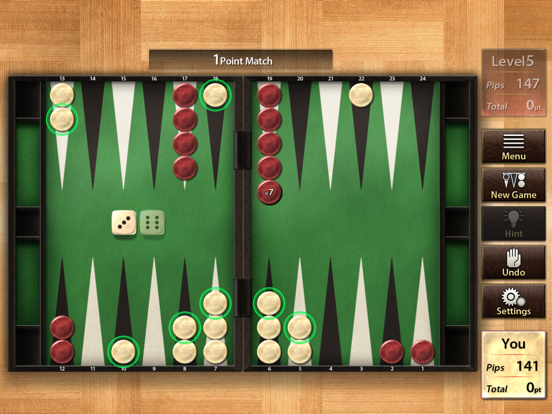 The Backgammon iPad app afbeelding 4