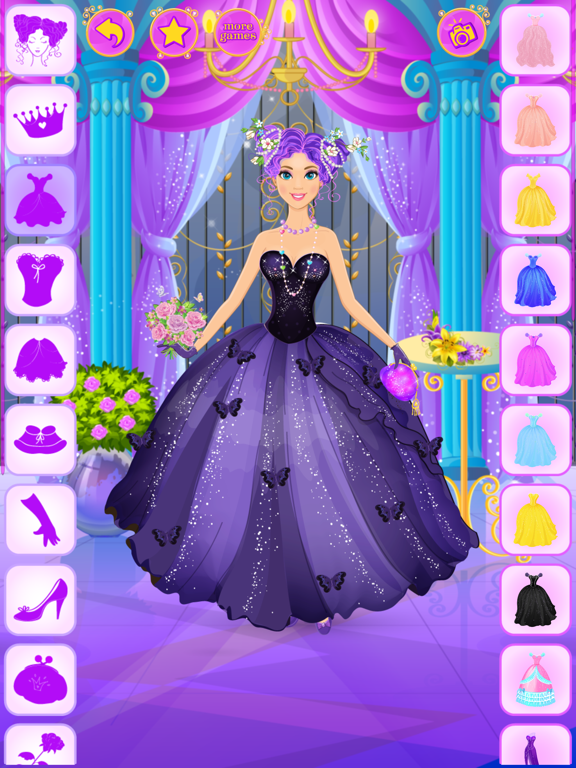 Princess Dress Up - for girls iPad screenshot 1 - Games app