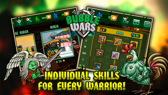 Bubble Wars Castle battle