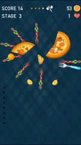 Knife Dash: Hit To Crush Pizza screenshot