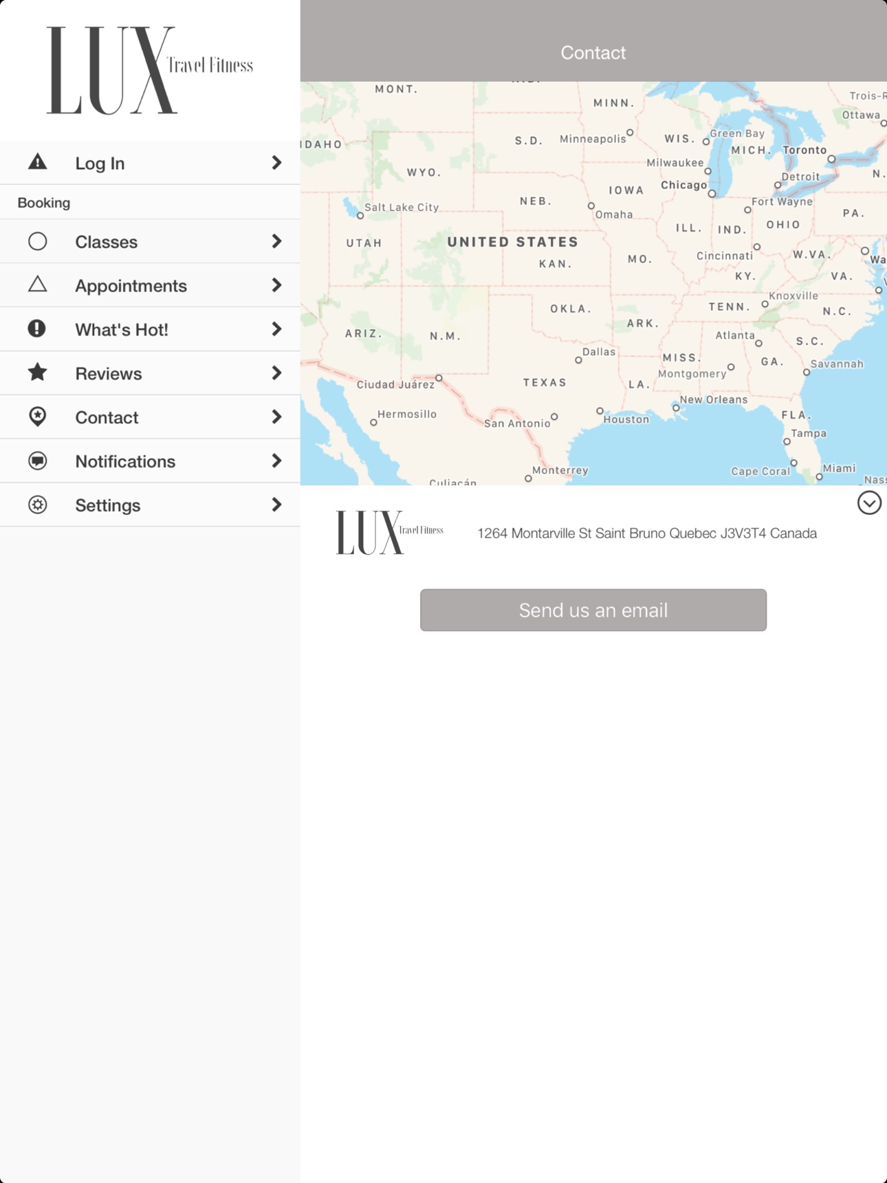Screenshot 6 of LUX Travel Fitness