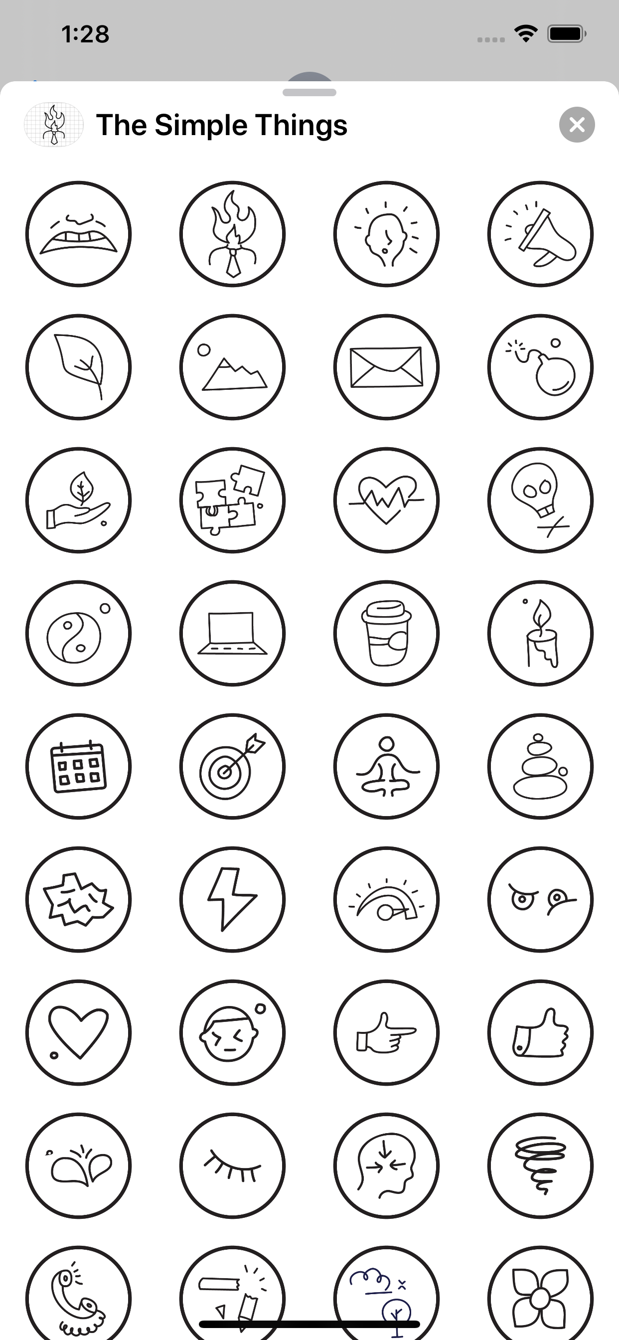 The Simple Things - Stickers