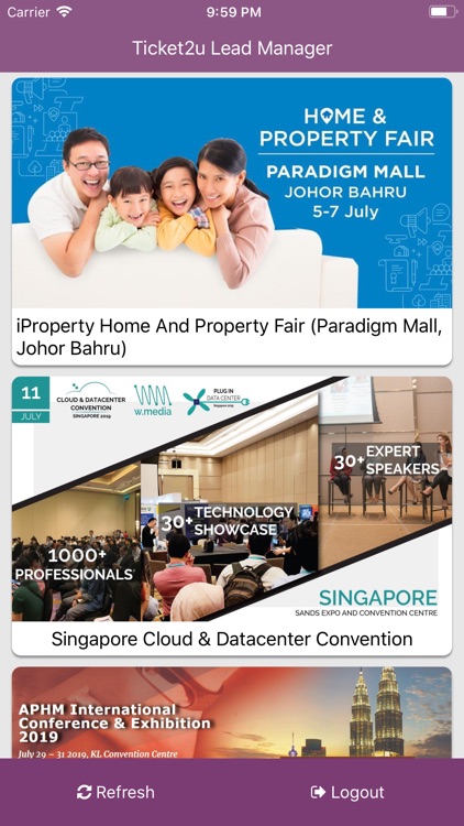 Ticket2u Lead Manager