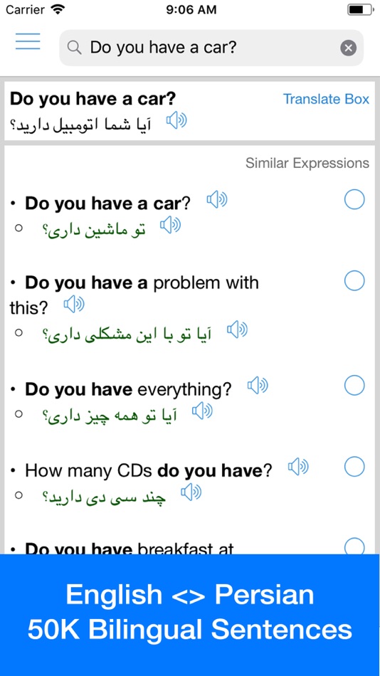 #1. Persian Translator Offline (iOS) Podle: Xung Le