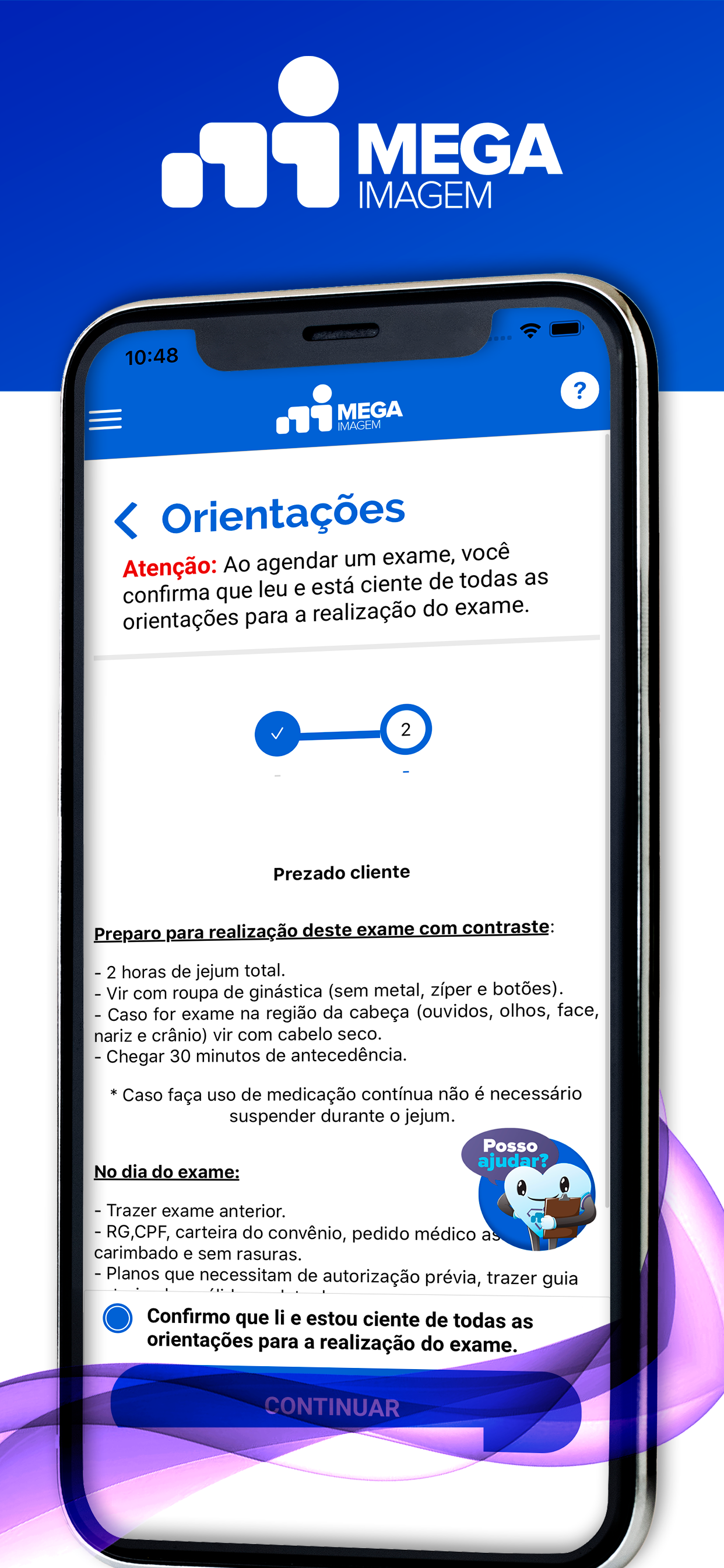 Mega Imagem - Agendamento