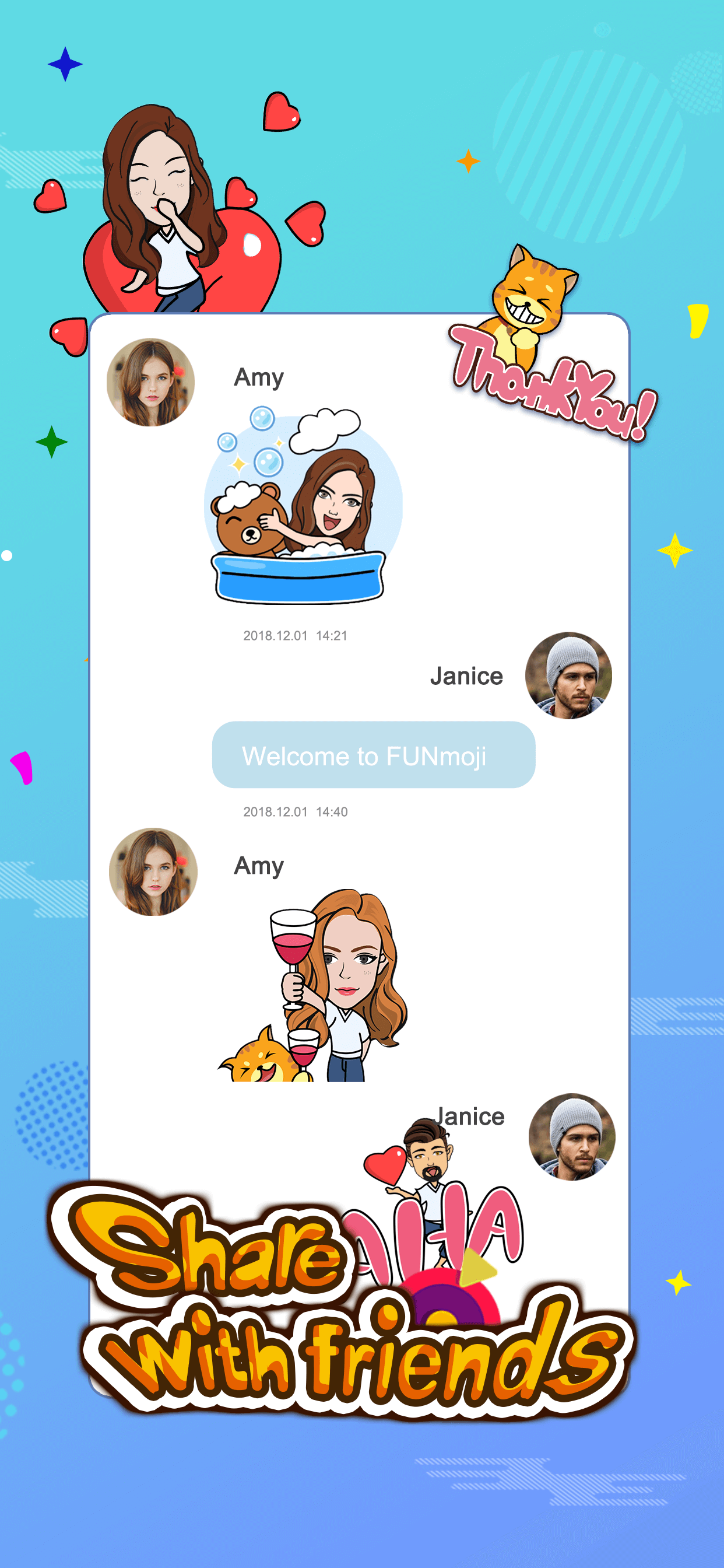 FUNmoji - Customized Avatar!