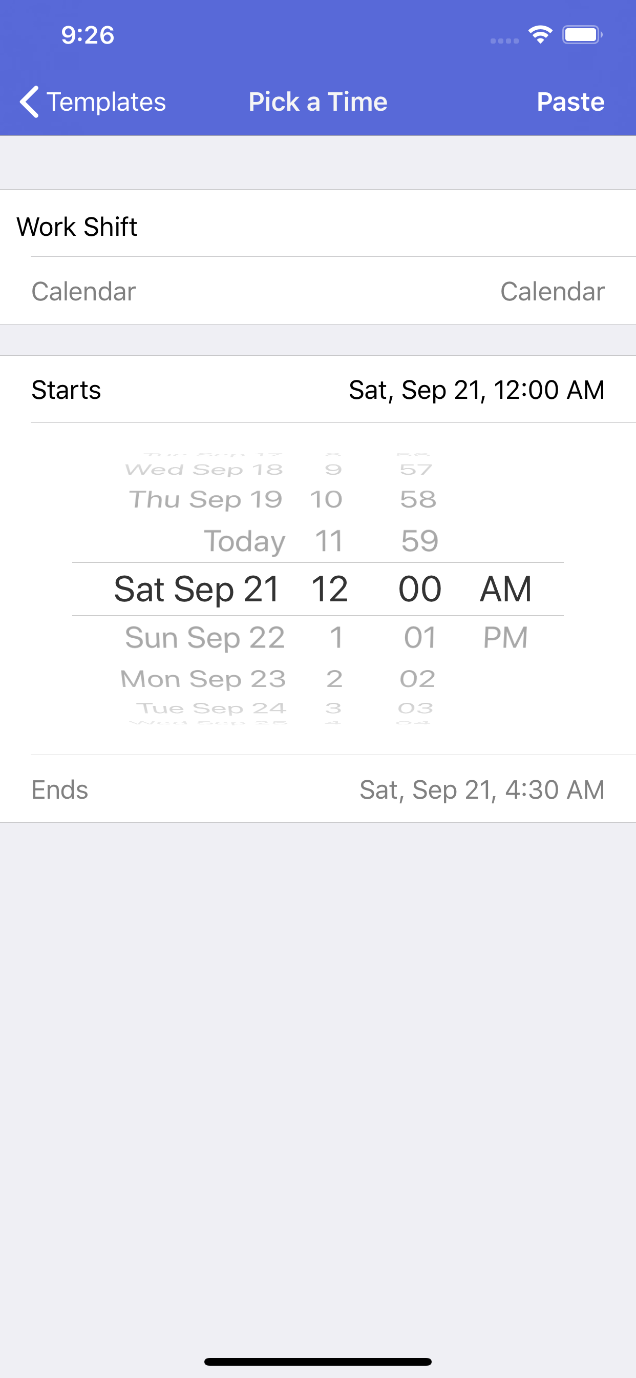 Calendar Paste 3 screenshot 4
