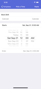 Calendar Paste 3 screenshot #4 for iPhone