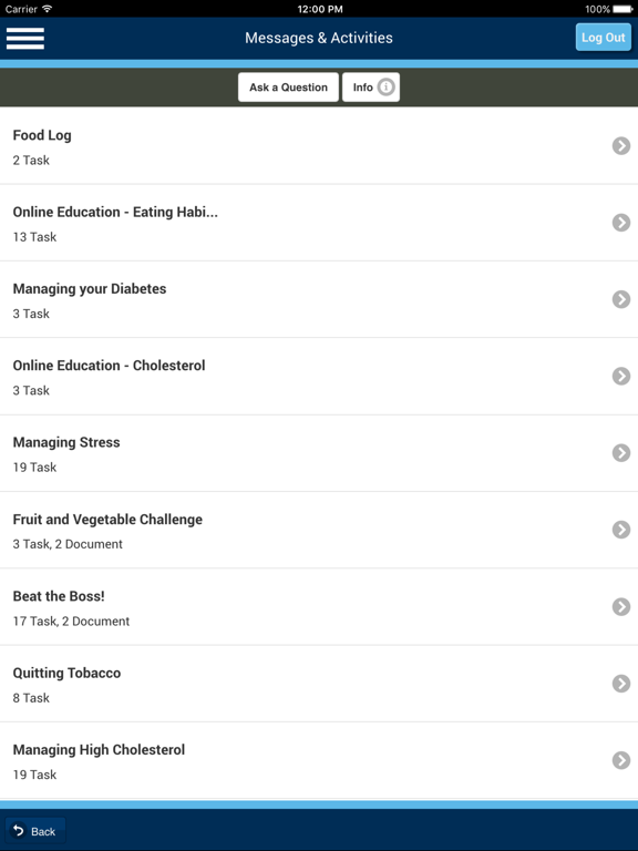 App screenshot