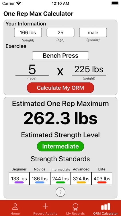 ORM: Strength Progress Tracker screenshot-4
