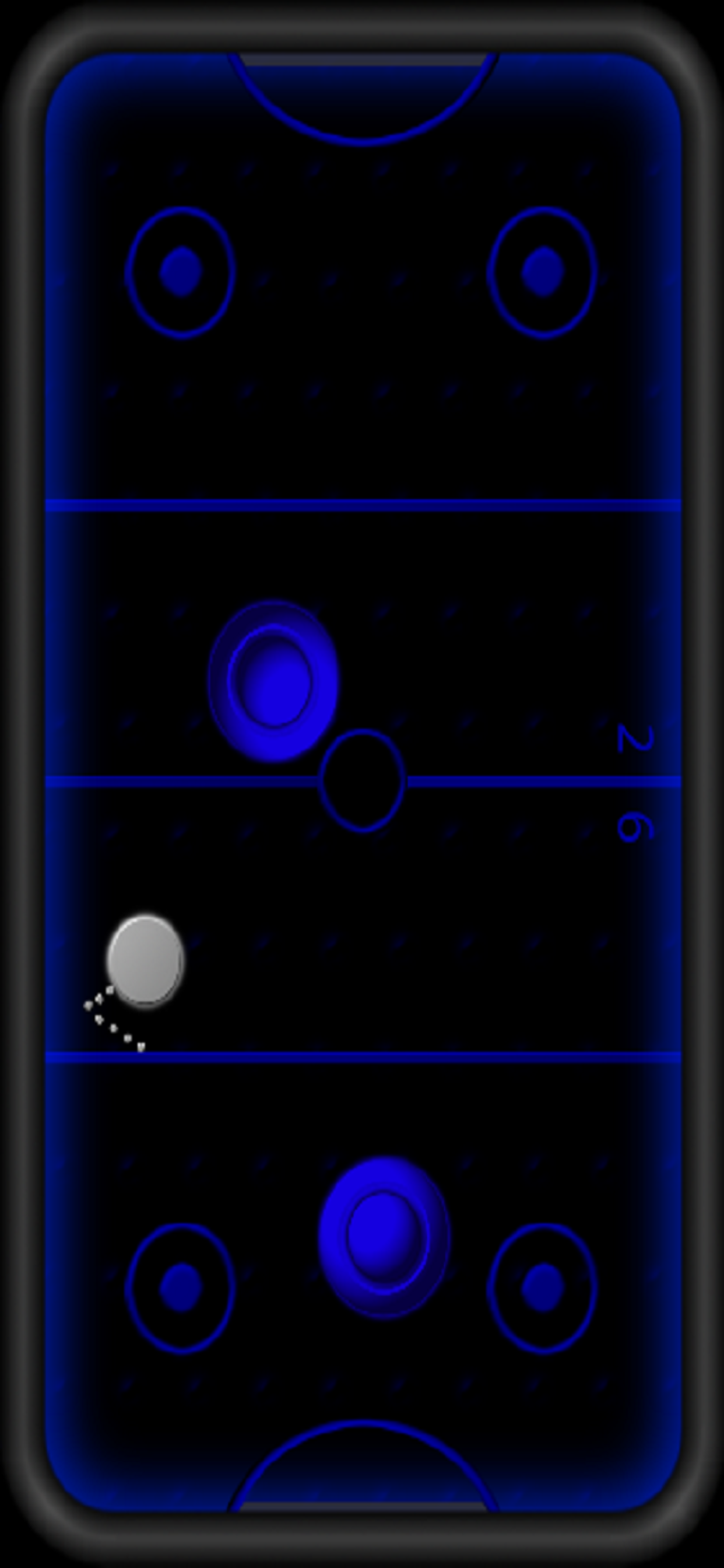 Air Hockey Black