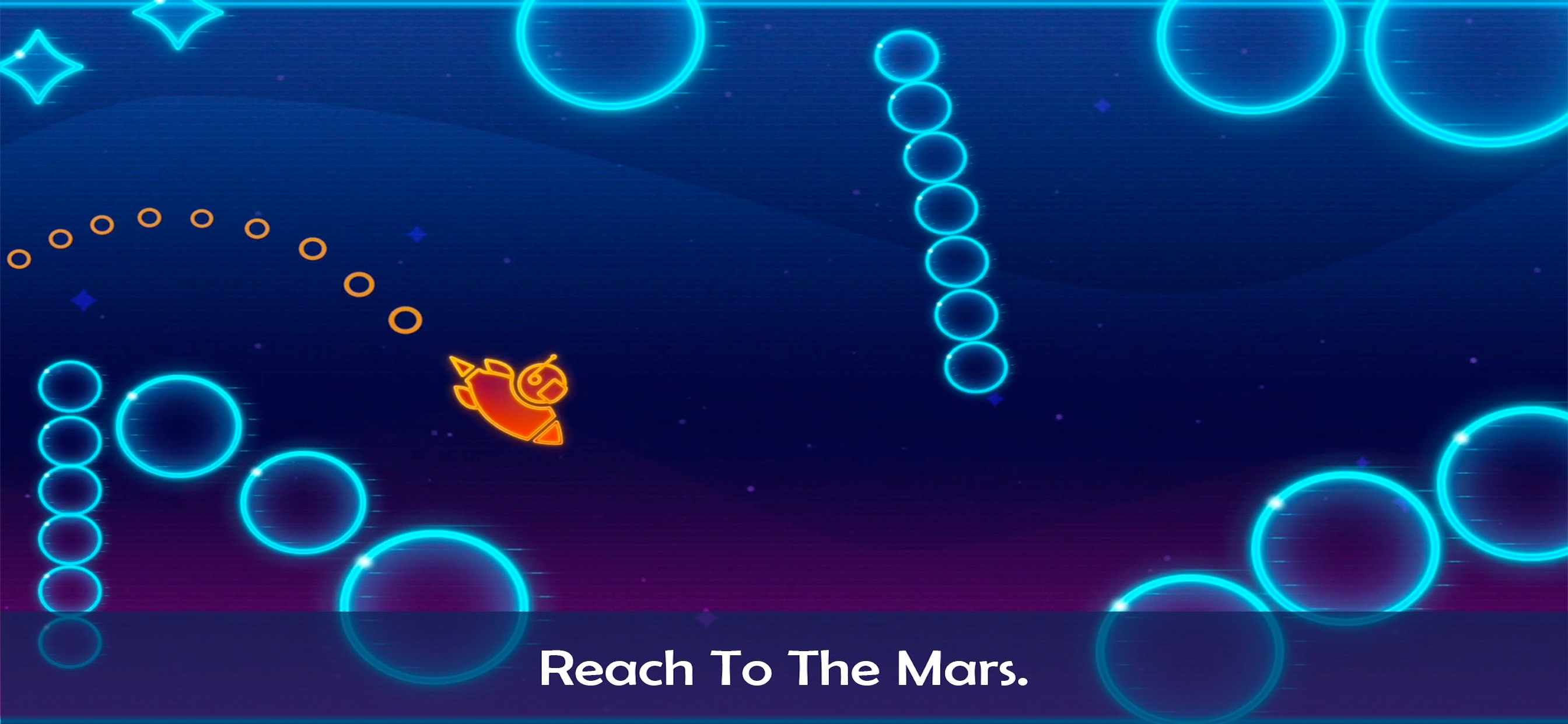 Take Me To Mars -glow stickman screenshot 5