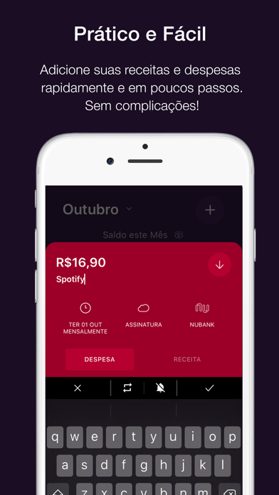 Screenshot #2 pour Finex - Finanças Pessoais