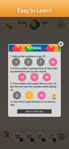 Game screenshot Puzzle 10 - Merge Numbers apk