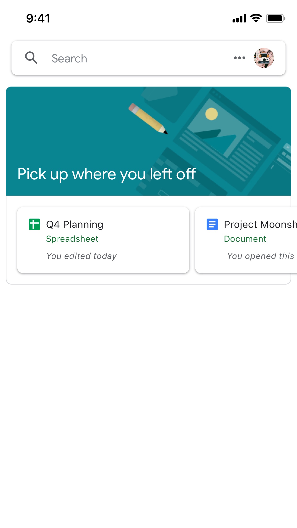 Screenshot 1 of Google Cloud Search