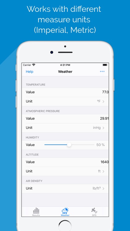 Air Density & RAD meter PRO