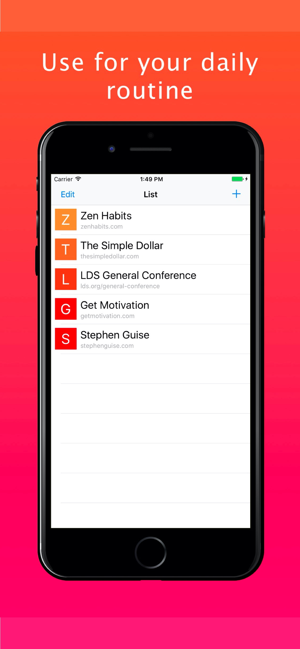 List: Links and Bookmarks screenshot 4