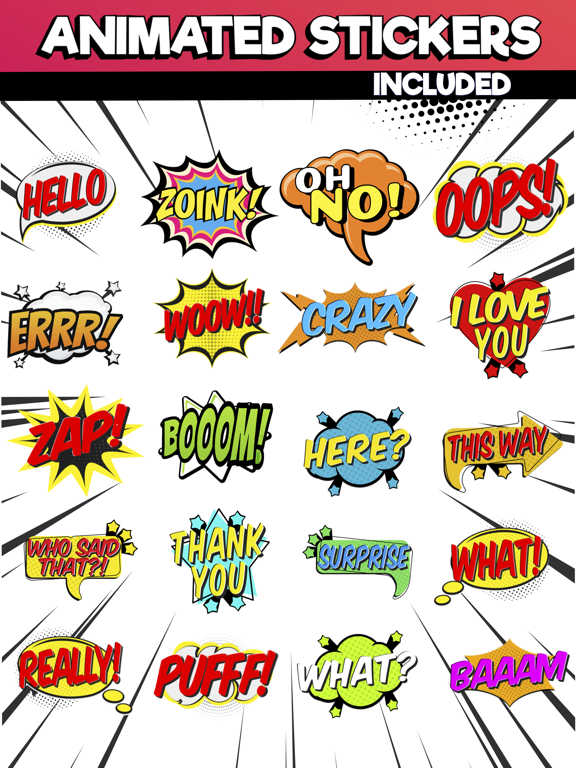 Screenshot #5 pour Comics Pop Art Sticker Effects