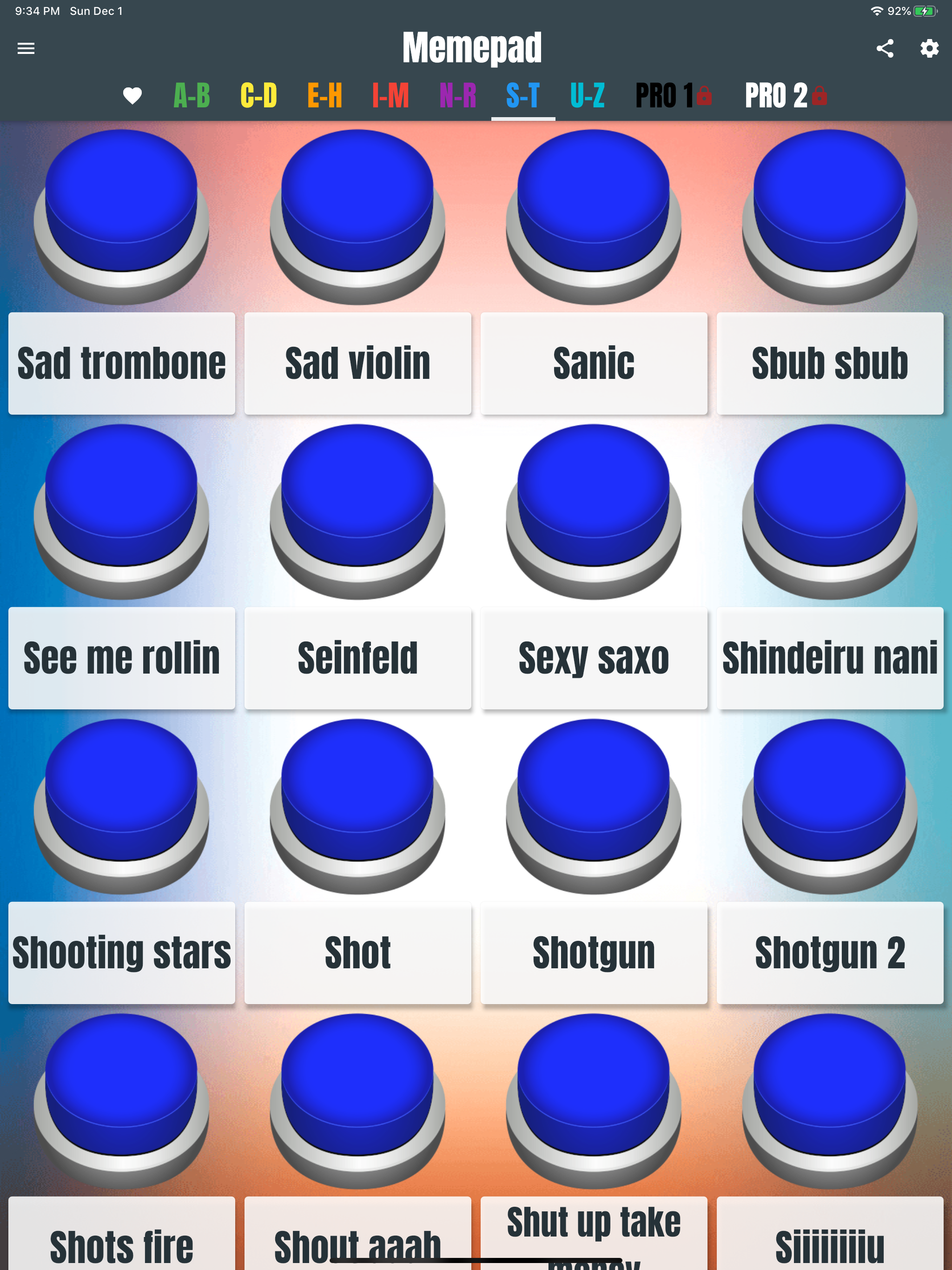 Memepad: memes & sound effects screenshot 12